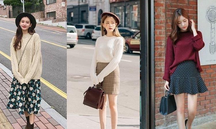 Top 10 mẫu áo len dài tay nữ tôn dáng cho mùa thu đông